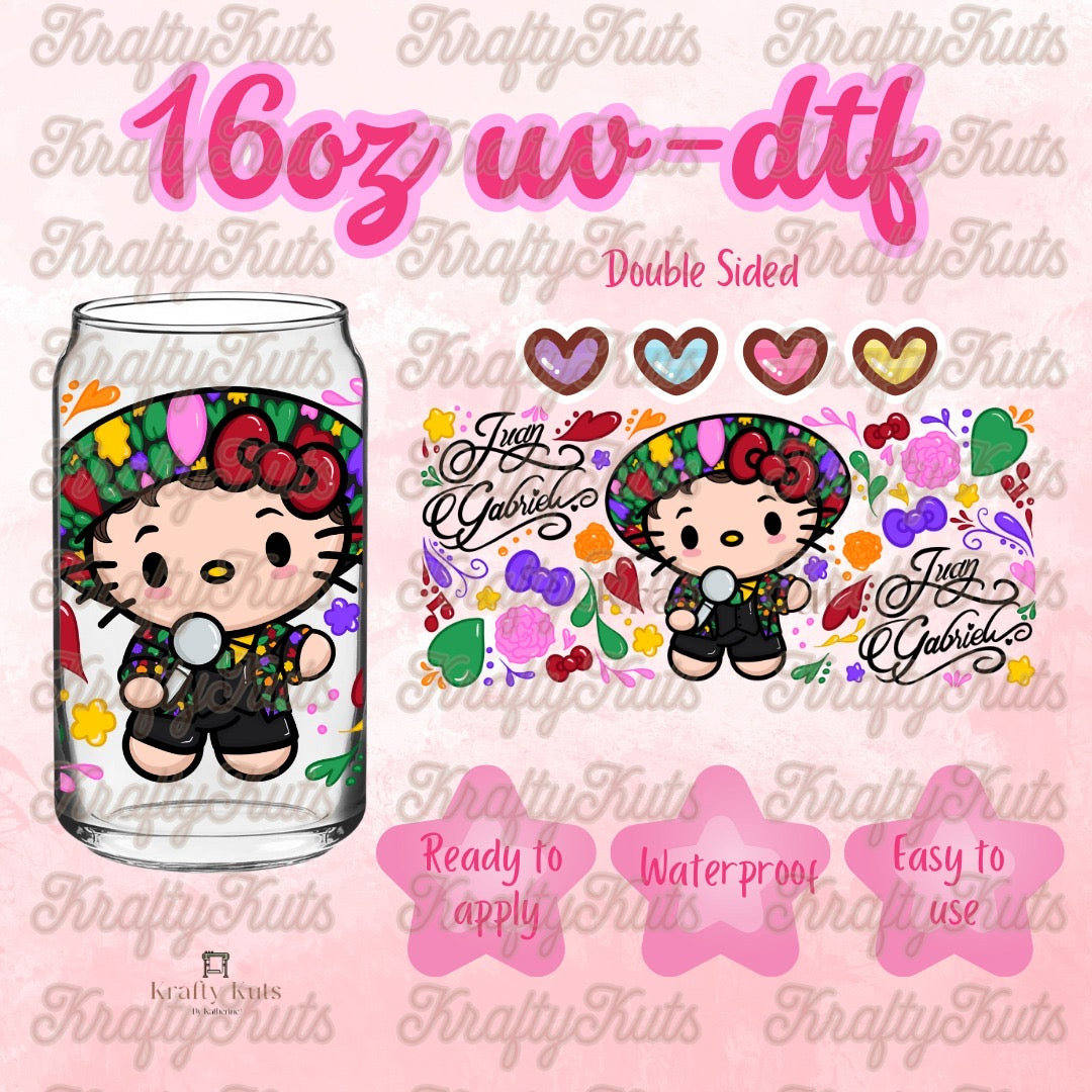 #171 UV-DTF 16oz Glass Wrap - Double Sided