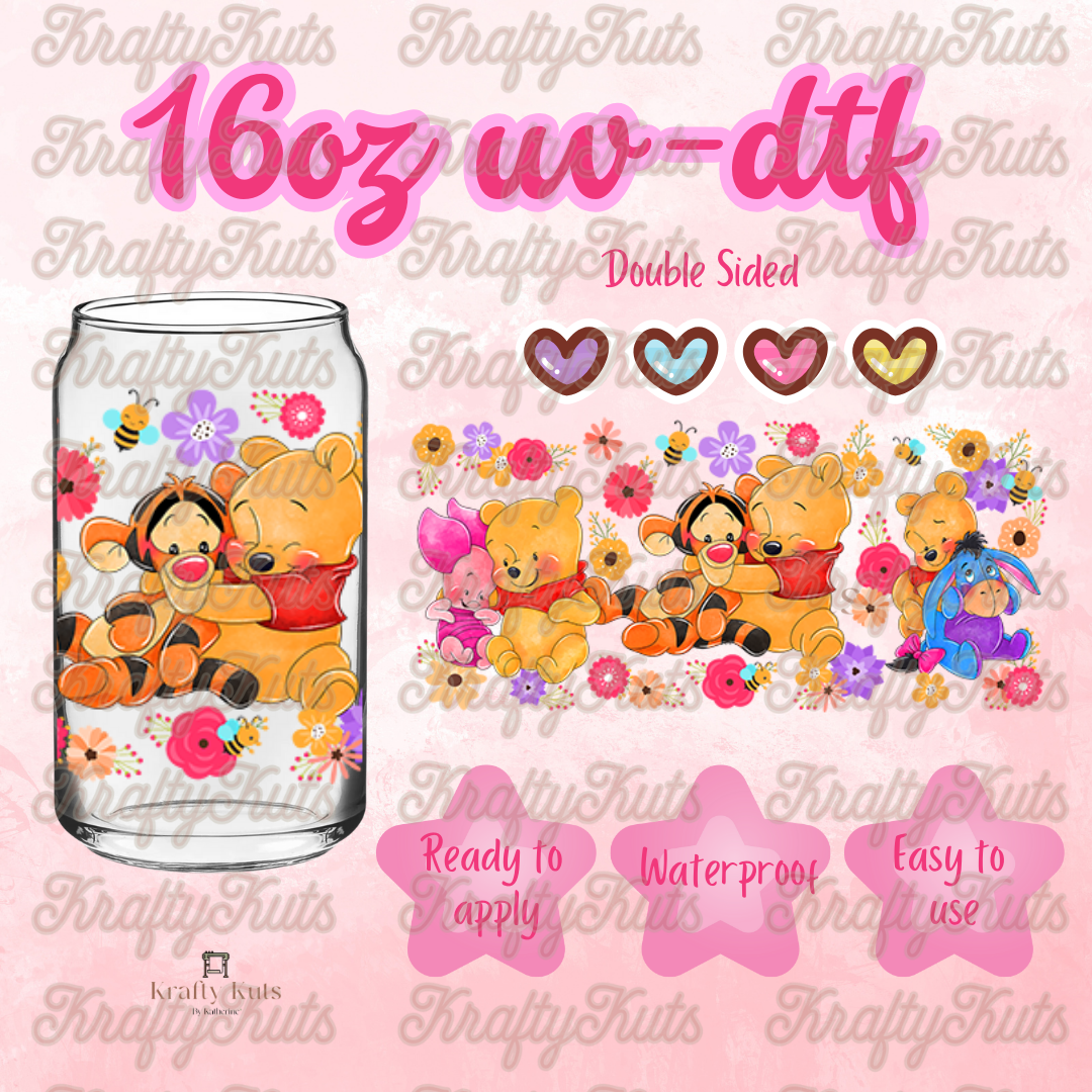 #211 UV-DTF 16oz Glass Wrap - Double Sided
