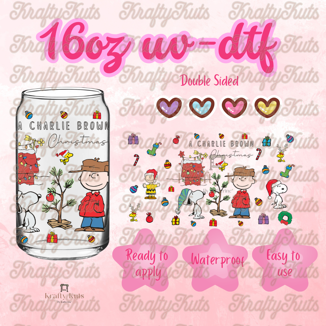 #486 UV-DTF 16oz Glass Wrap - Double Sided