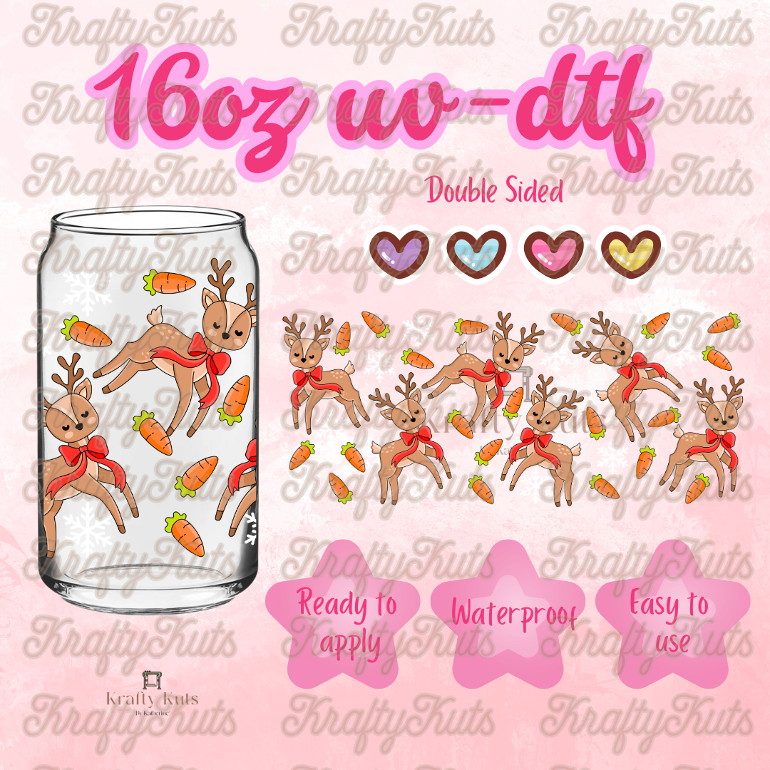 #488 UV-DTF 16oz Glass Wrap - Double Sided
