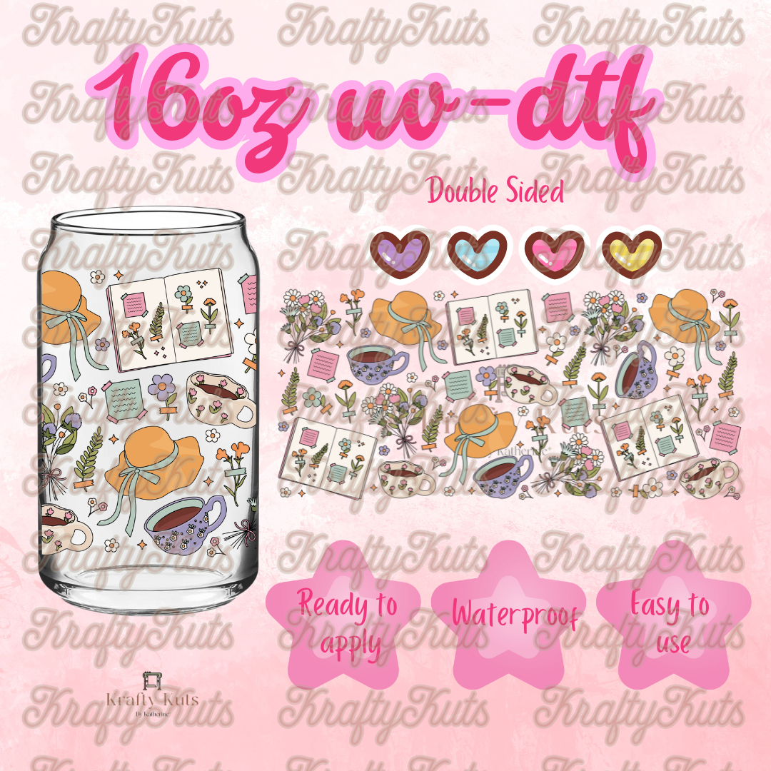 #332 UV-DTF 16oz Glass Wrap - Double Sided