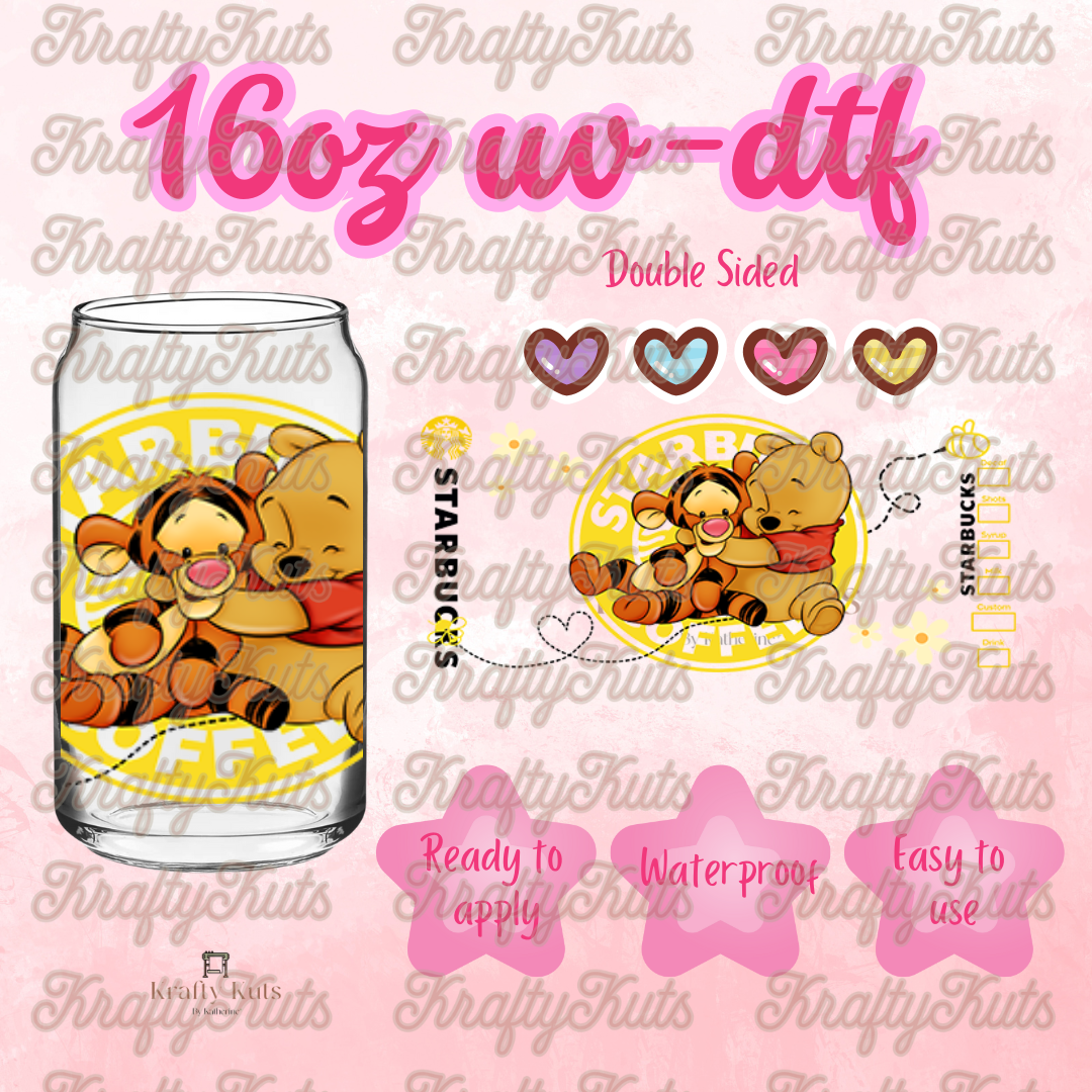 #363 UV-DTF 16oz Glass Wrap - Double Sided