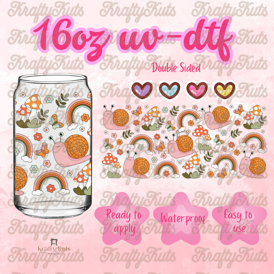 #202 UV-DTF 16oz Glass Wrap - Double Sided