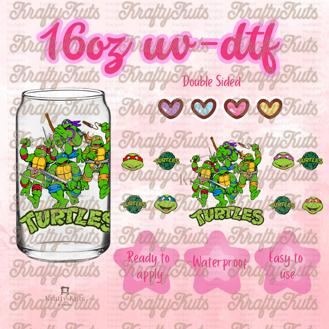 #308 UV-DTF 16oz Glass Wrap - Double Sided