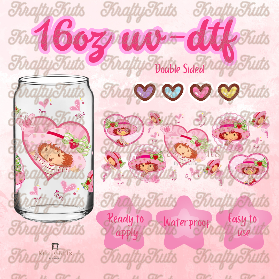 #364 UV-DTF 16oz Glass Wrap - Double Sided