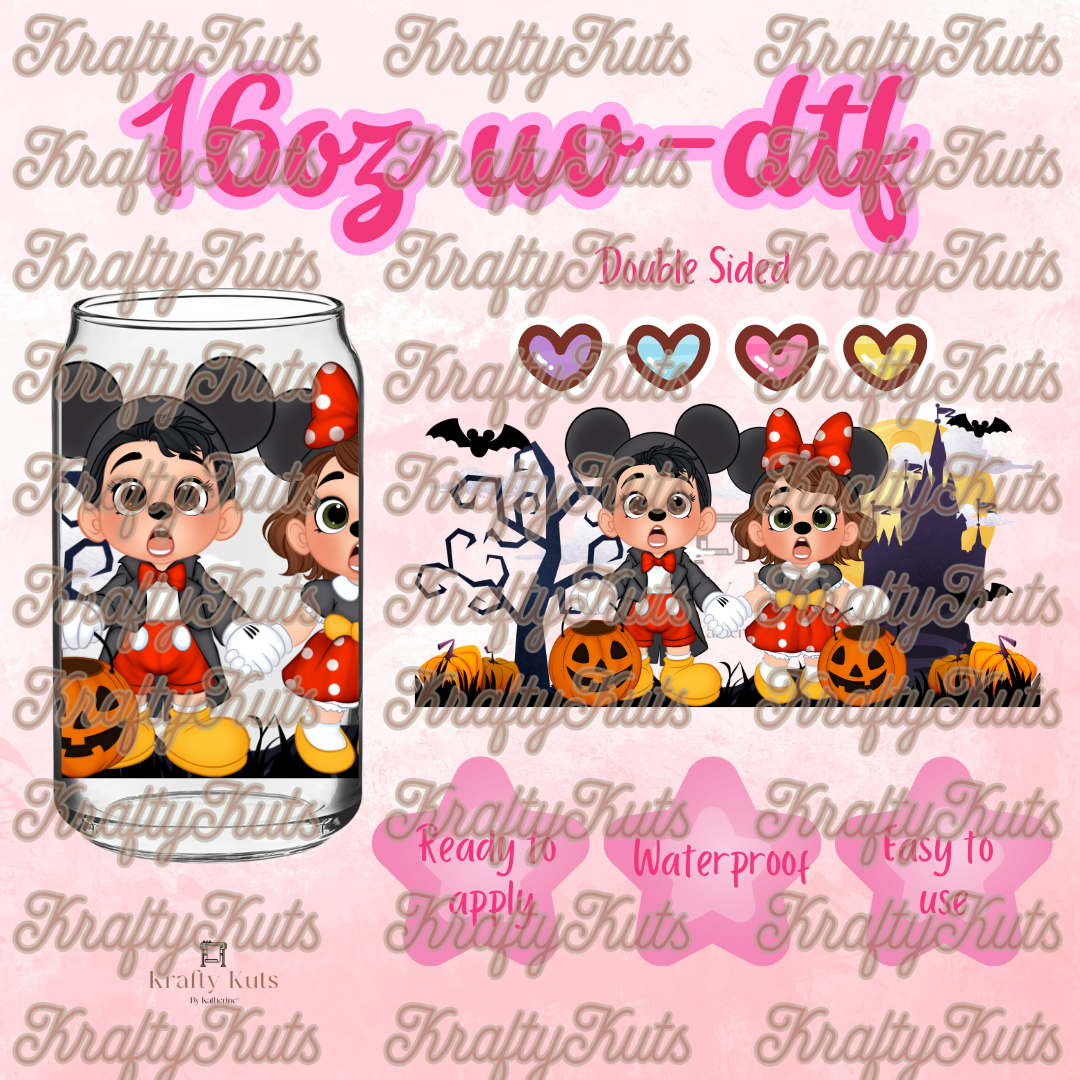 #389 UV-DTF 16oz Glass Wrap - Double Sided