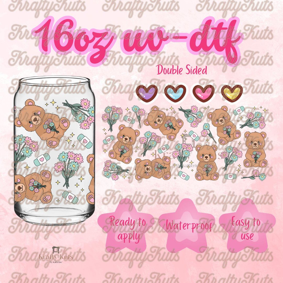 #333 UV-DTF 16oz Glass Wrap - Double Sided