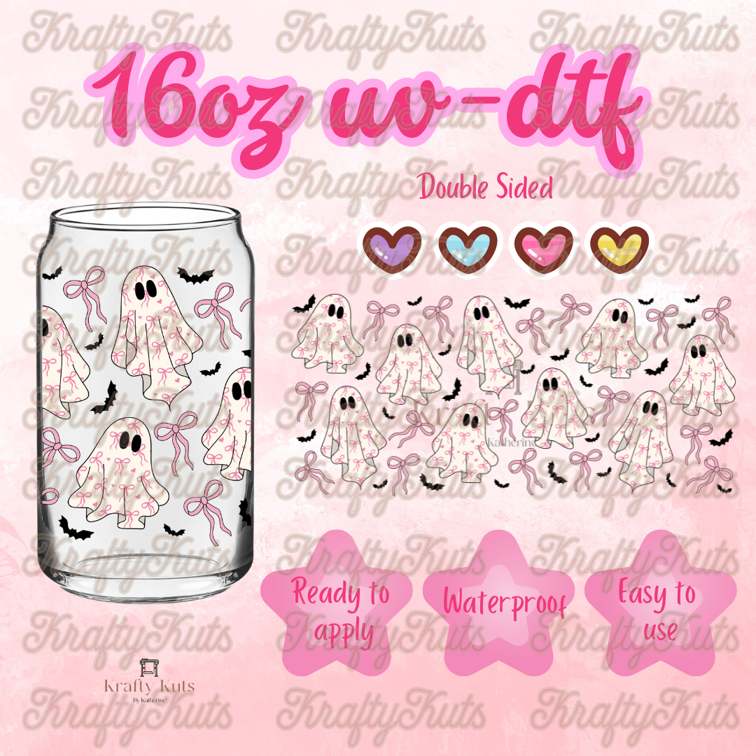 #158 UV-DTF 16oz Glass Wrap - Double Sided
