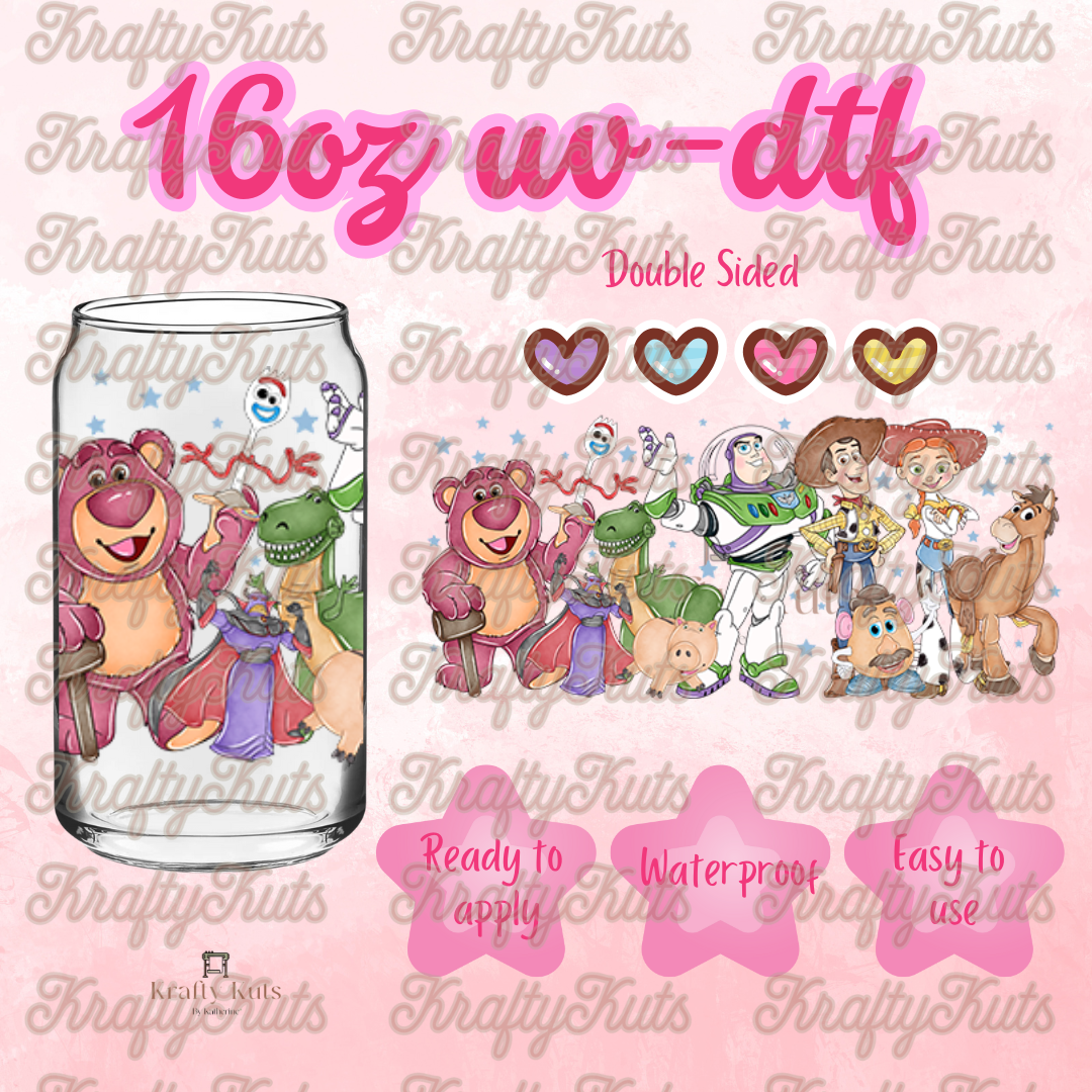 #294 UV-DTF 16oz Glass Wrap - Double Sided