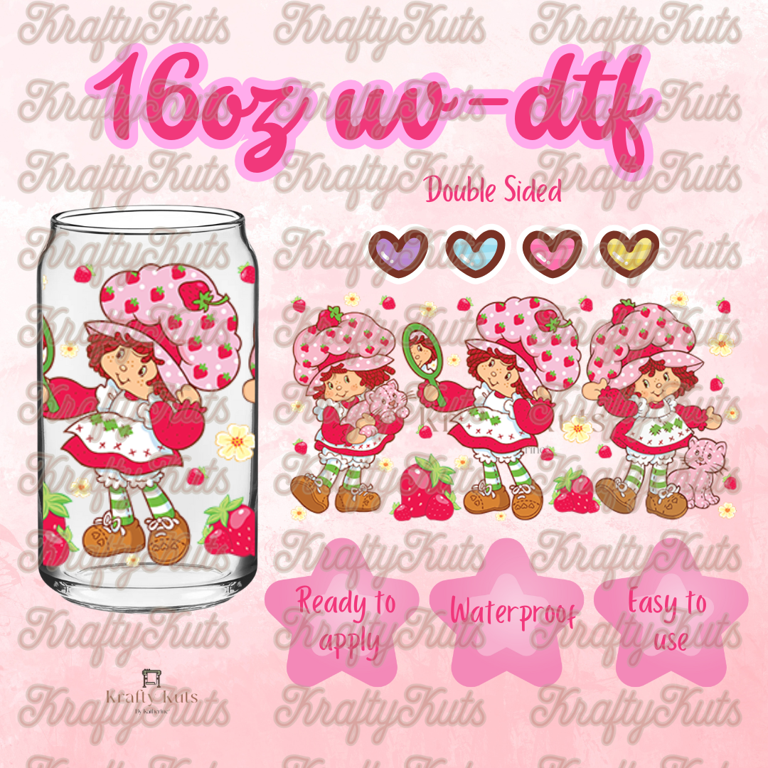 #323 UV-DTF 16oz Glass Wrap - Double Sided