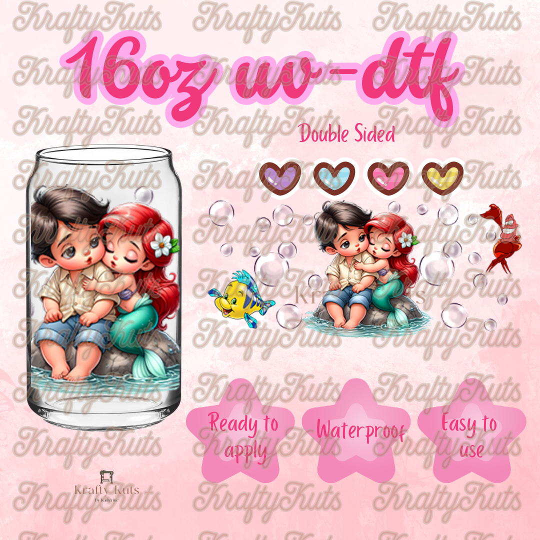 #279 UV-DTF 16oz Glass Wrap - Double Sided