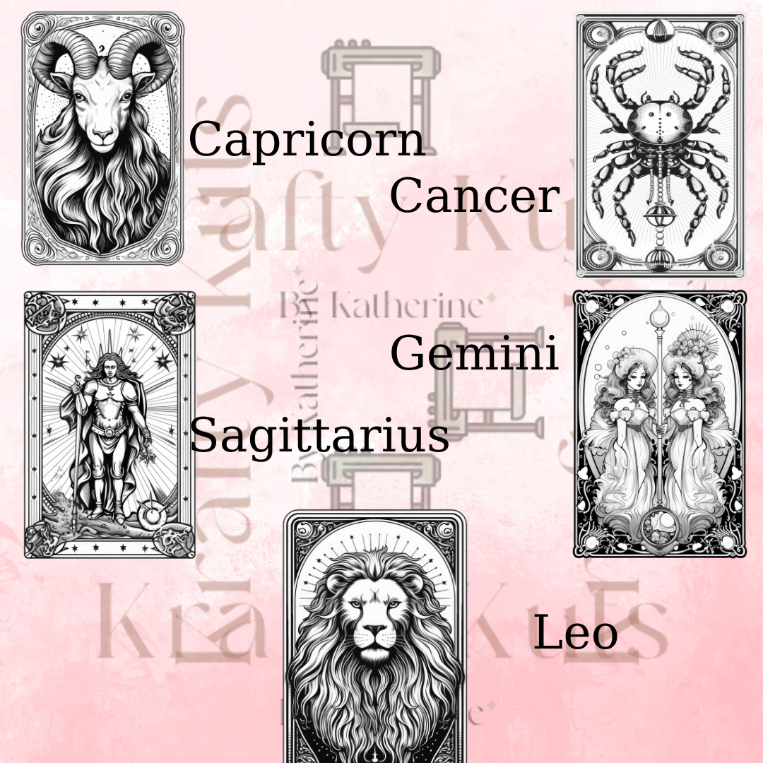 Zodiac Signs Glass Can 16oz