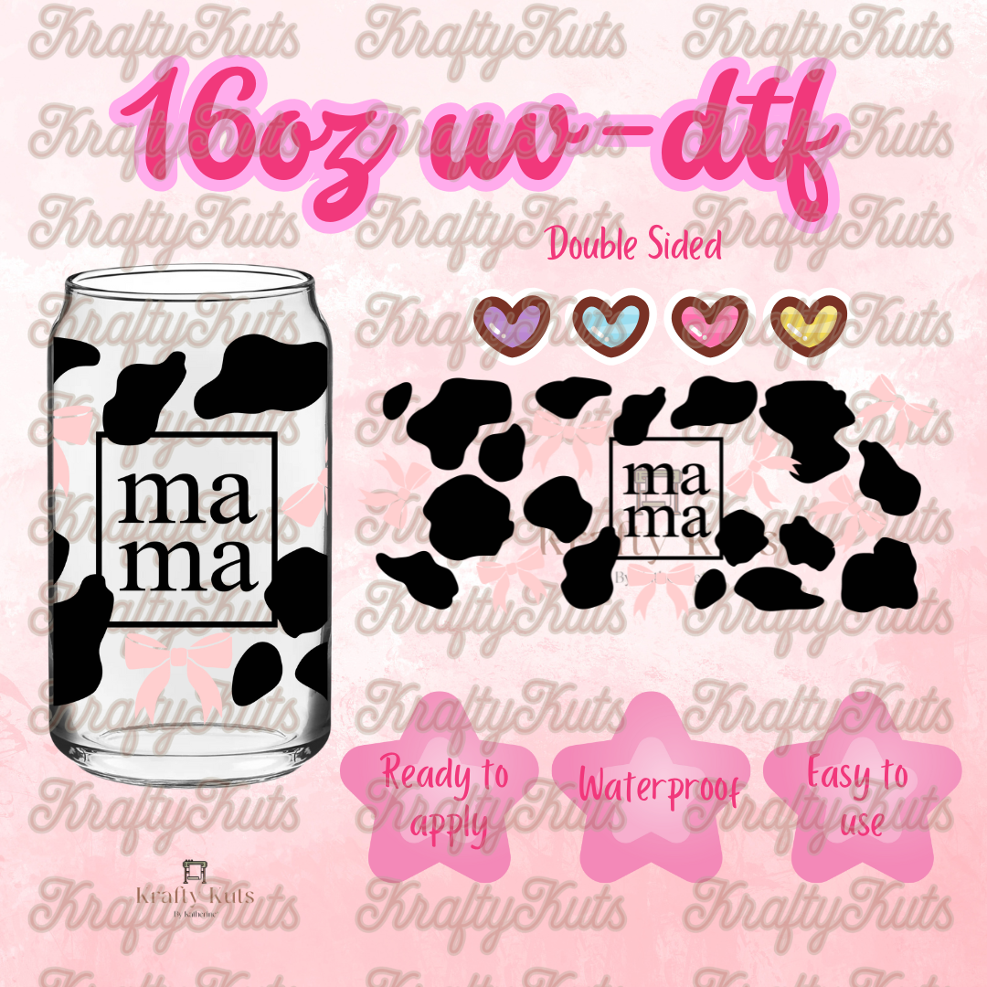 #337 UV-DTF 16oz Glass Wrap - Double Sided