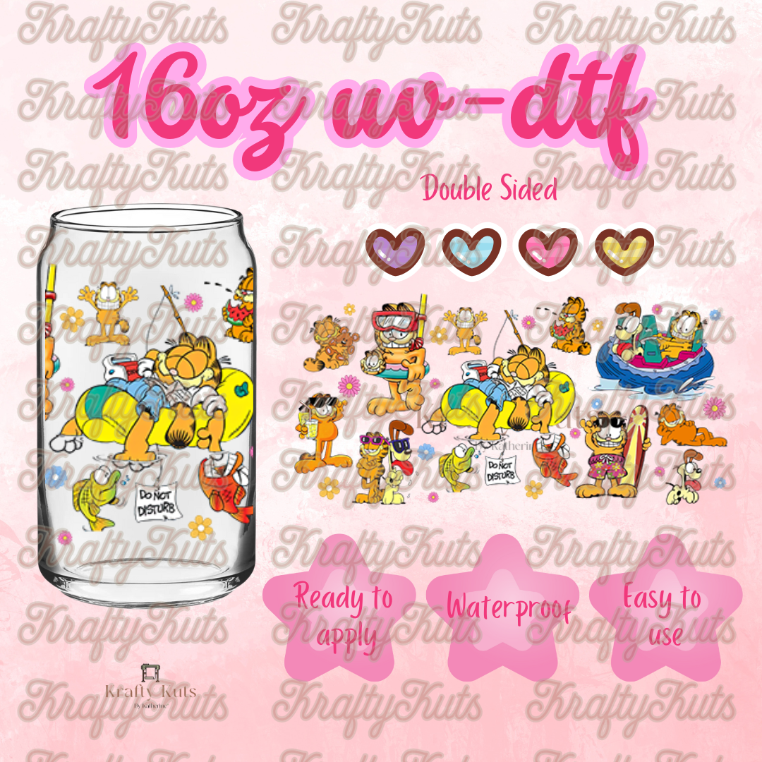 #289 UV-DTF 16oz Glass Wrap - Double Sided