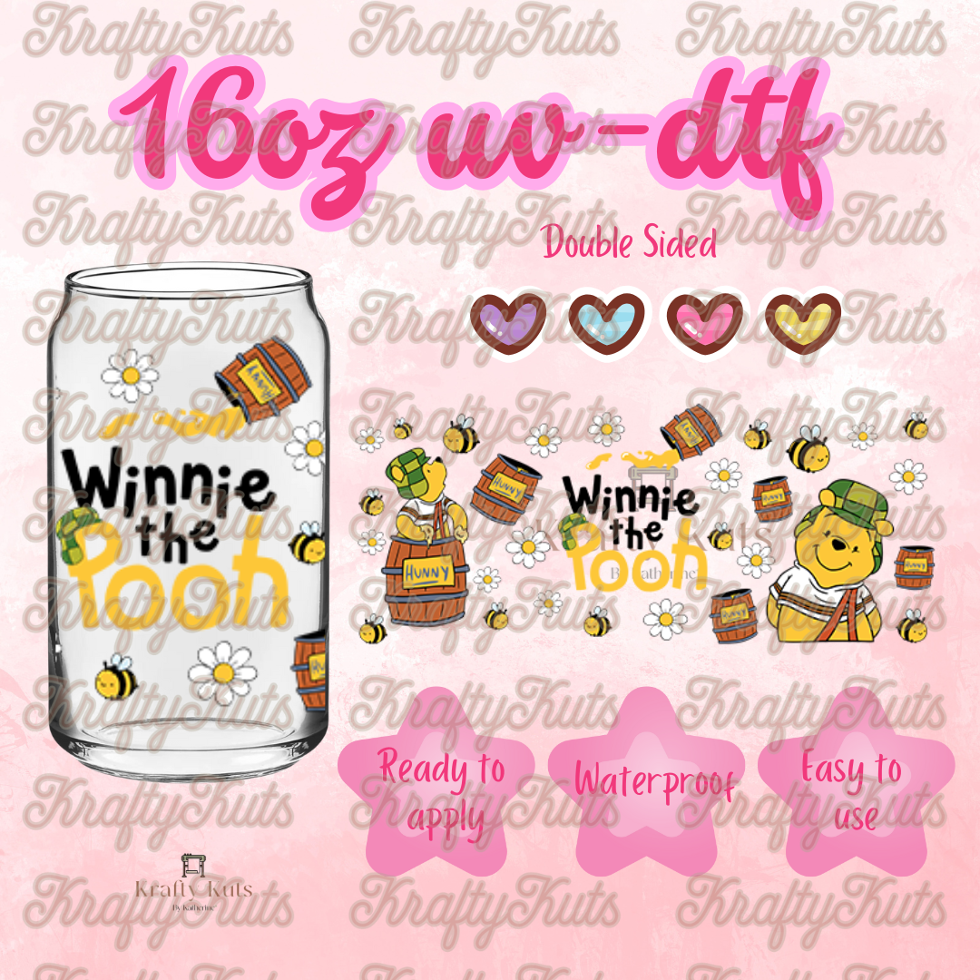 #301 UV-DTF 16oz Glass Wrap - Double Sided