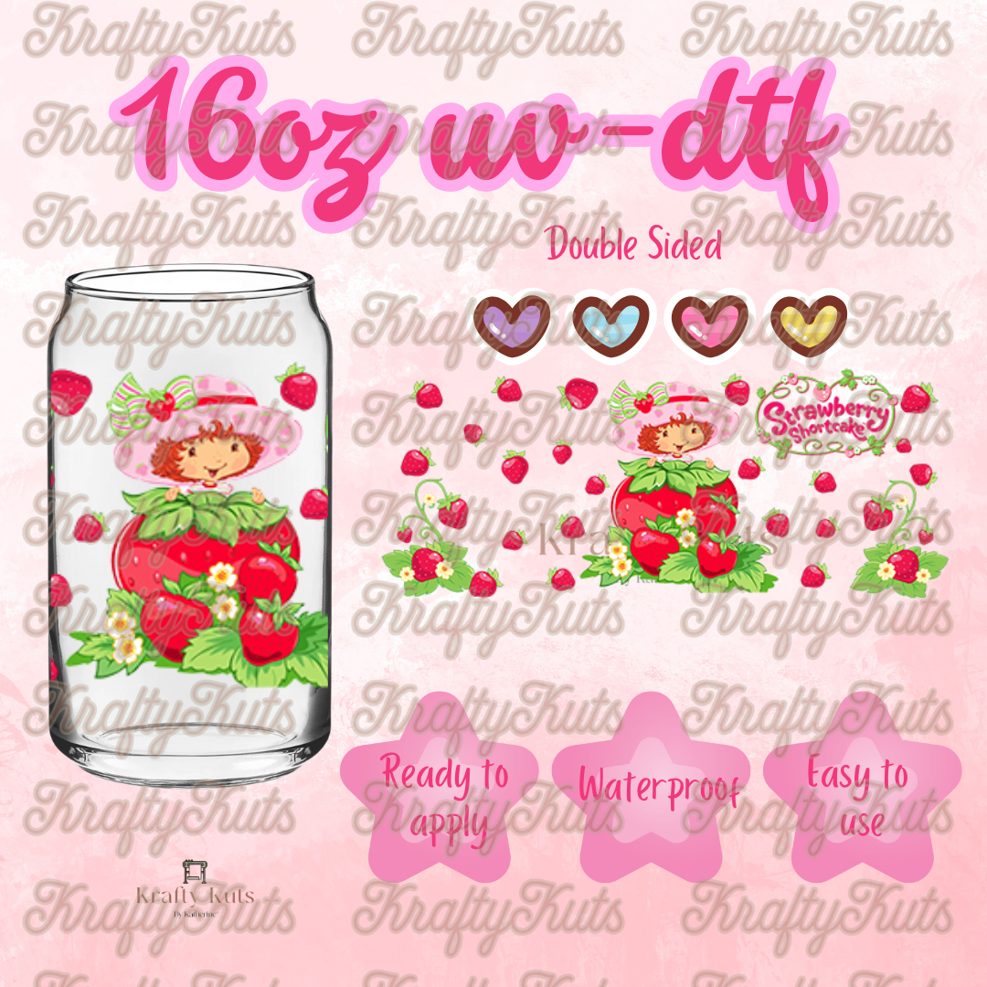 #302 UV-DTF 16oz Glass Wrap - Double Sided