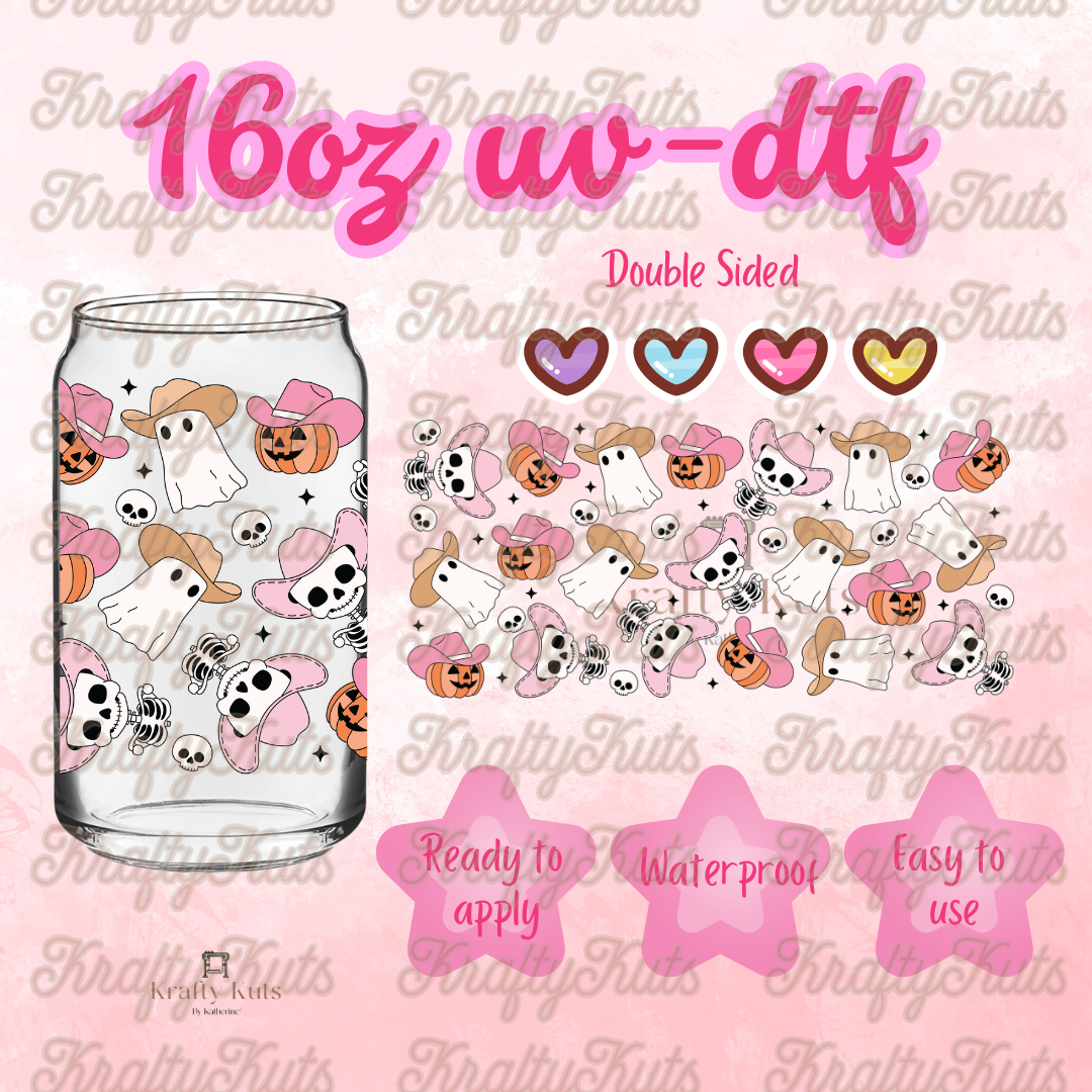 #394 UV-DTF 16oz Glass Wrap - Double Sided