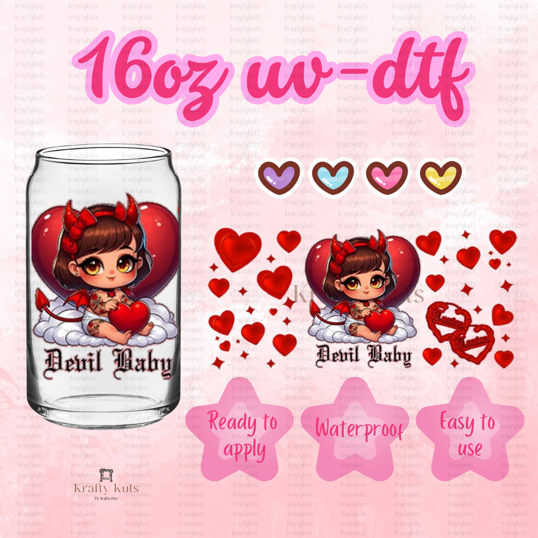 #034 UV-DTF 16oz GLASS WRAP