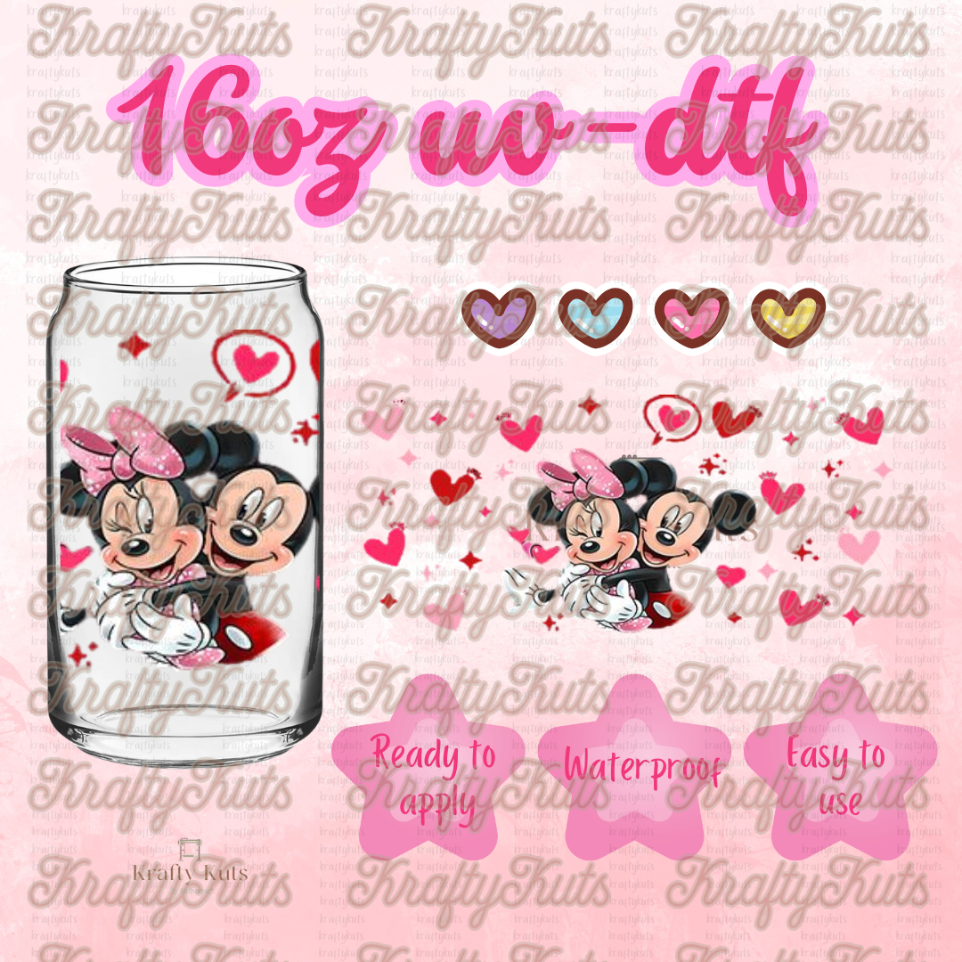 #266 UV-DTF 16oz Glass Wrap - Double Sided