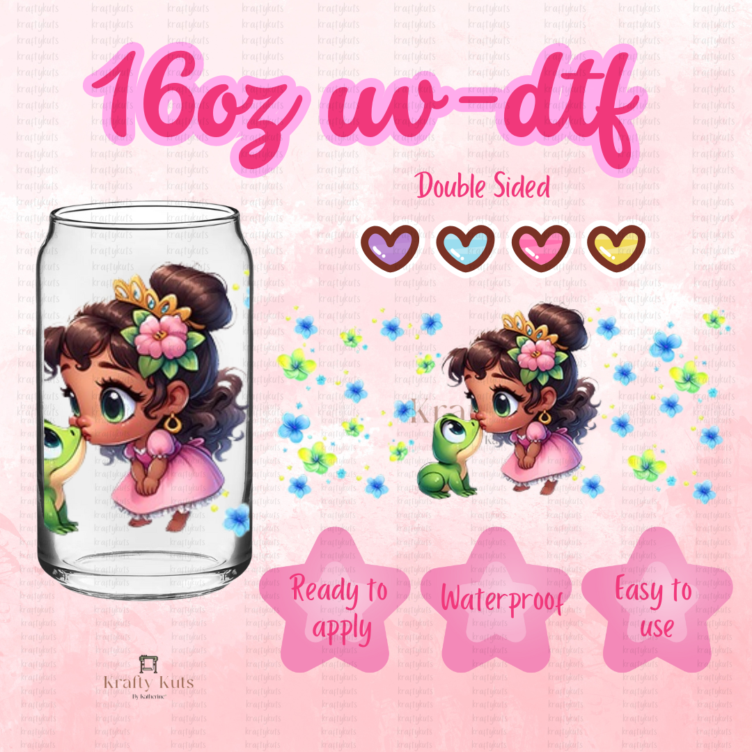 #299 UV-DTF 16oz Glass Wrap - Double Sided