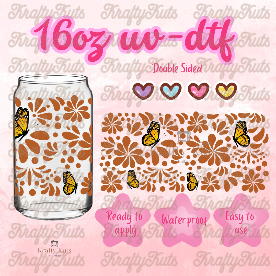 #162 UV-DTF 16oz Glass Wrap - Double Sided