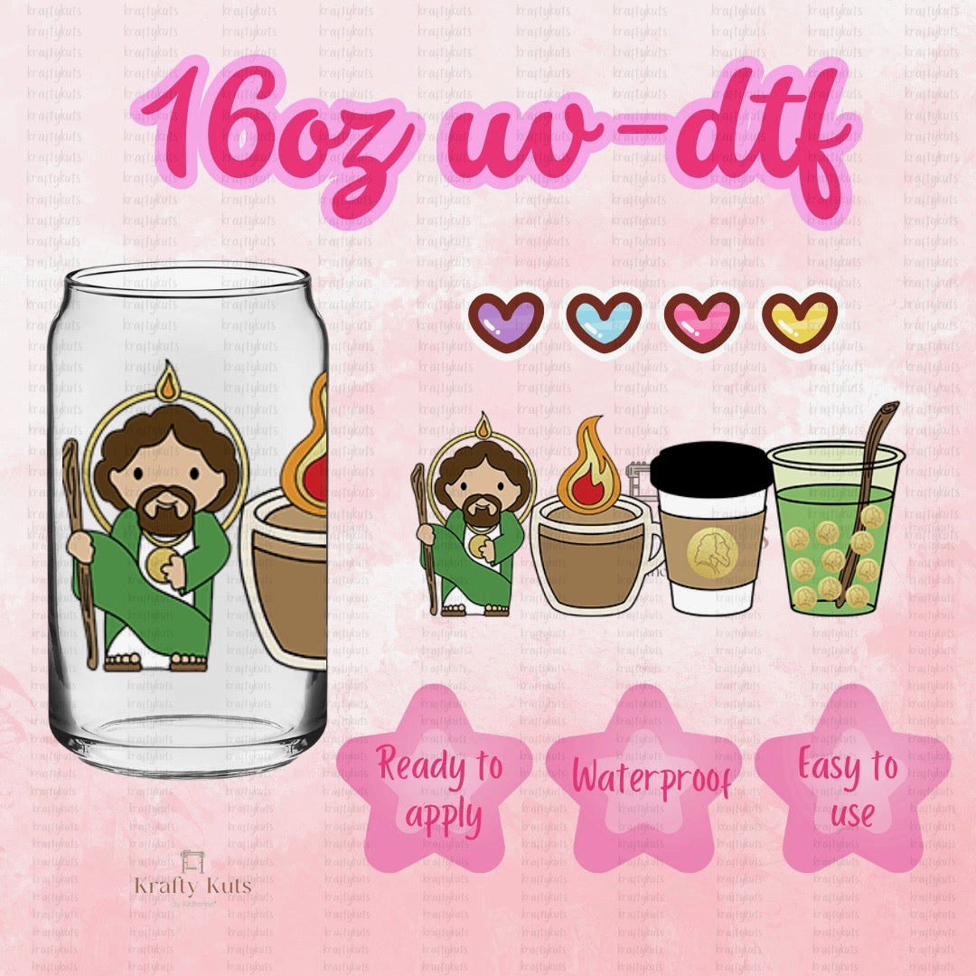 #024 UV-DTF 16oz GLASS WRAP