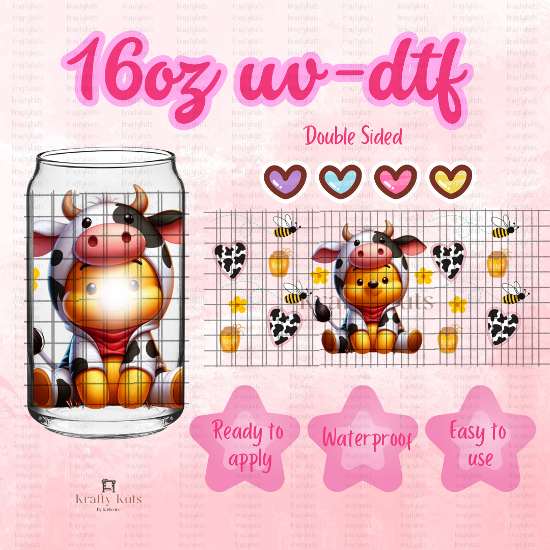 #297 UV-DTF 16oz Glass Wrap - Double Sided