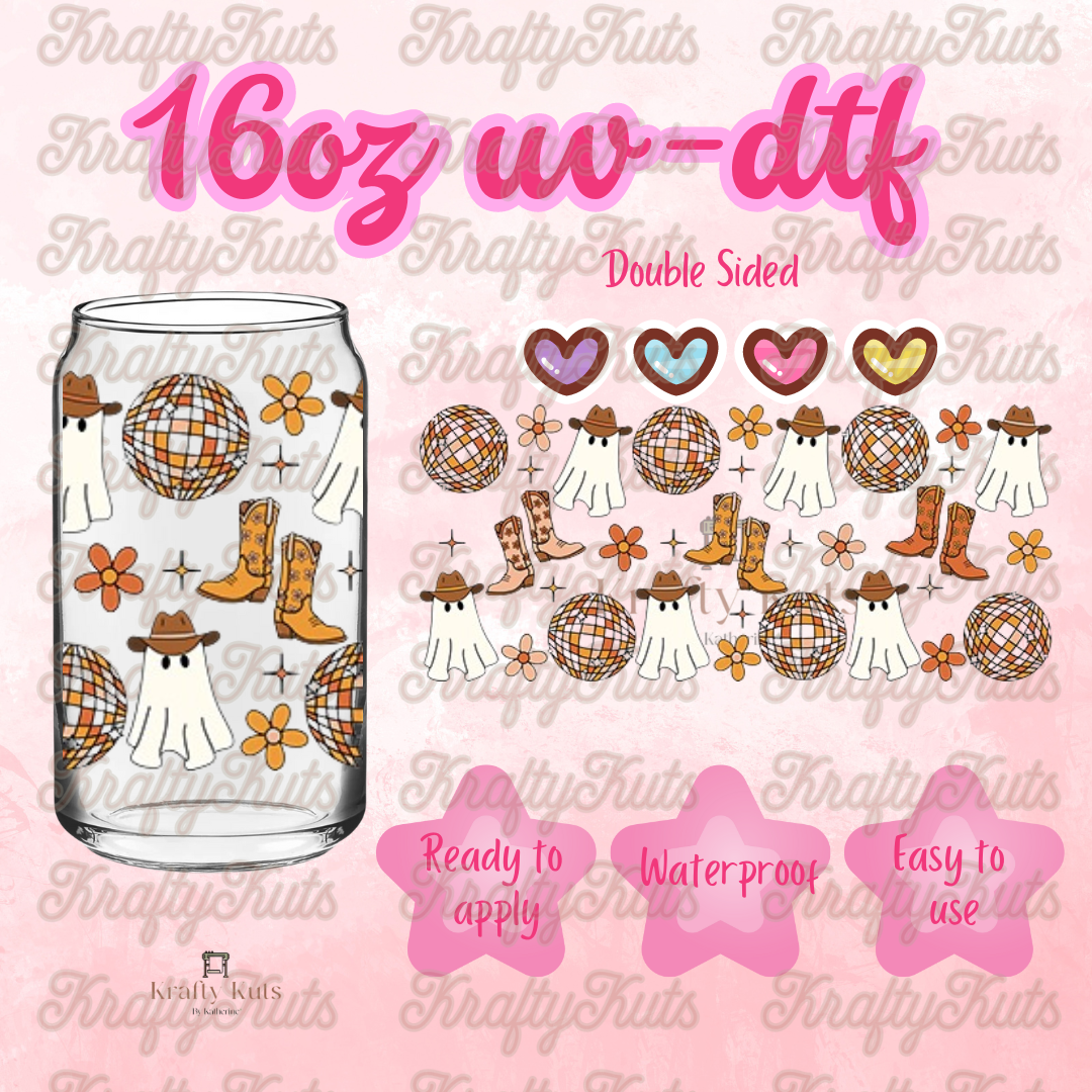 #414 UV-DTF 16oz Glass Wrap - Double Sided