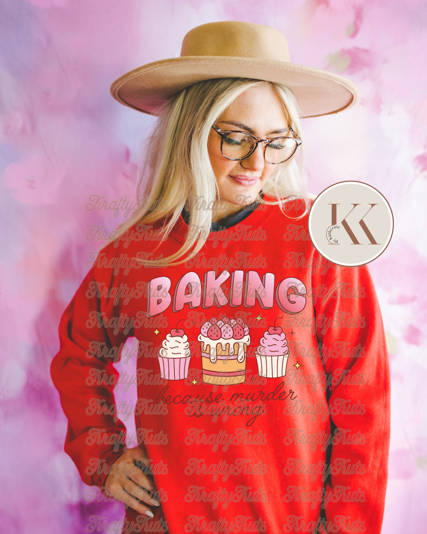 Baking because murder is wrong DIRECT TRANSFER FILM DTF