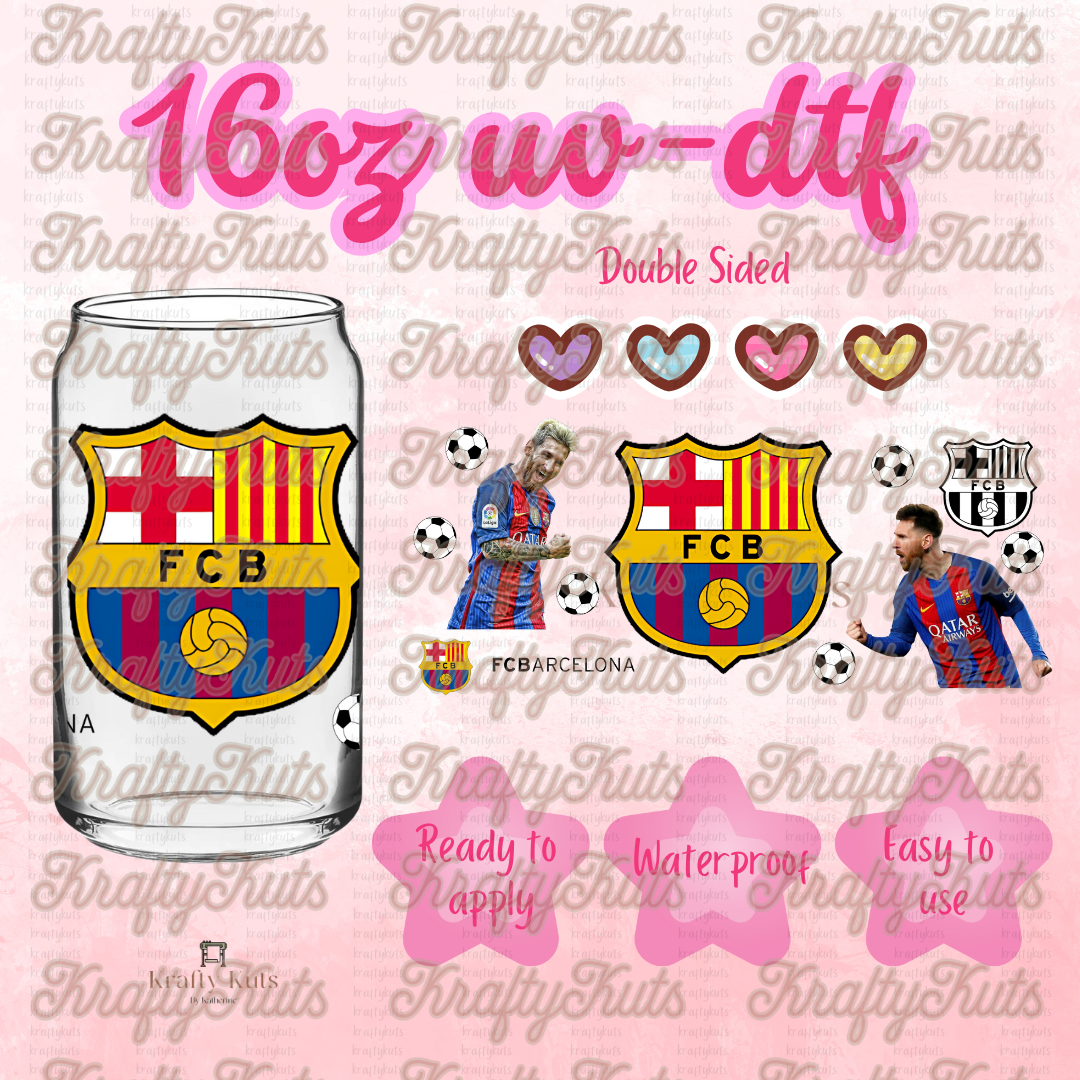 #310 UV-DTF 16oz Glass Wrap - Double Sided