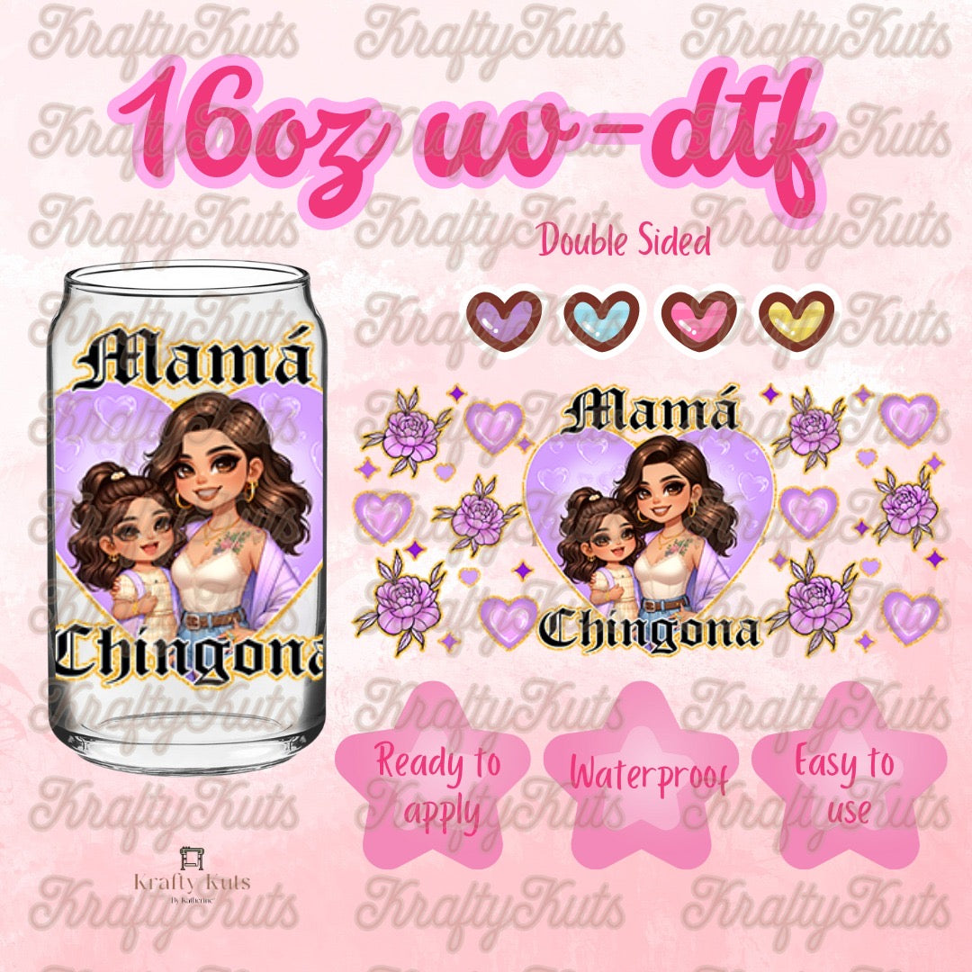 #244 UV-DTF 16oz Glass Wrap - Double Sided