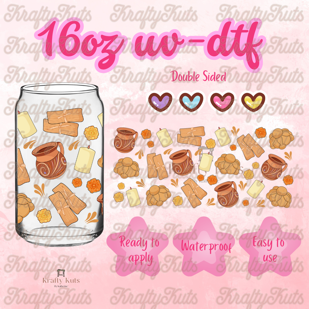 #404 UV-DTF 16oz Glass Wrap - Double Sided