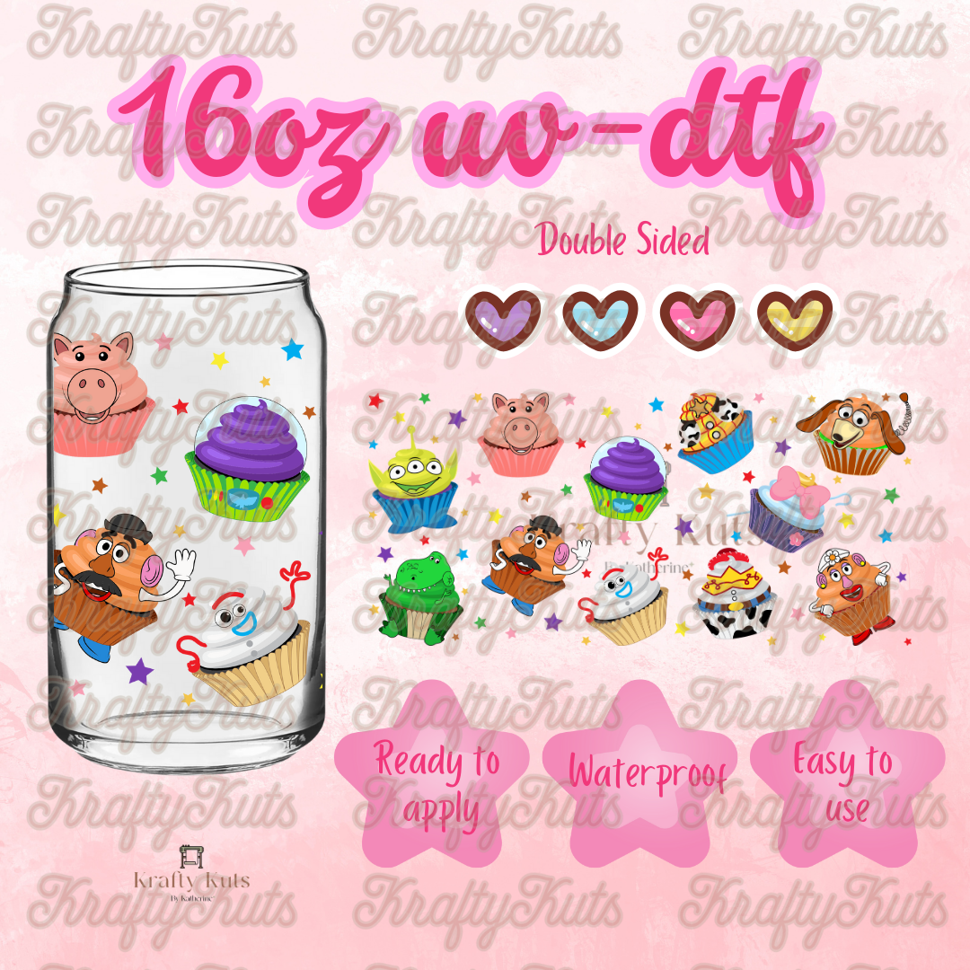 #174 UV-DTF 16oz Glass Wrap - Double Sided