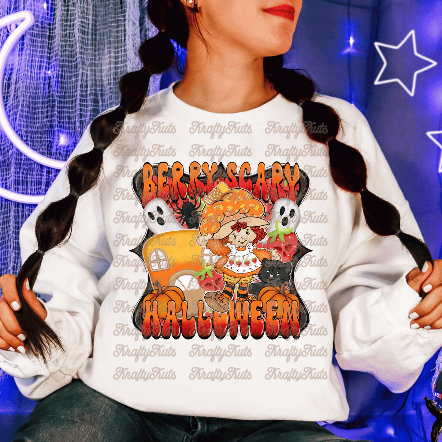 Berry Scary Halloween DIRECT TRANSFER FILM DTF