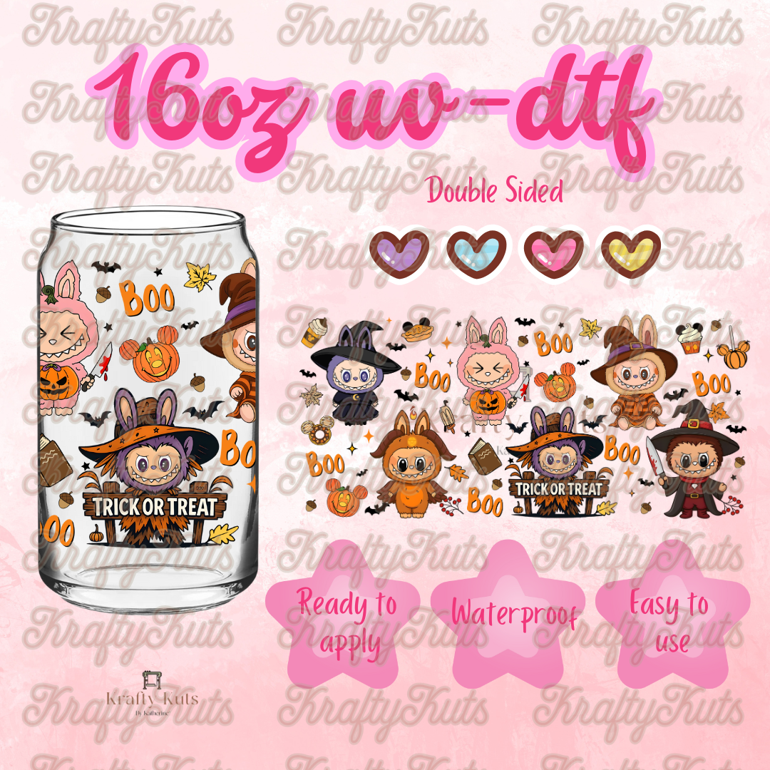 #499 UV-DTF 16oz Glass Wrap - Double sided