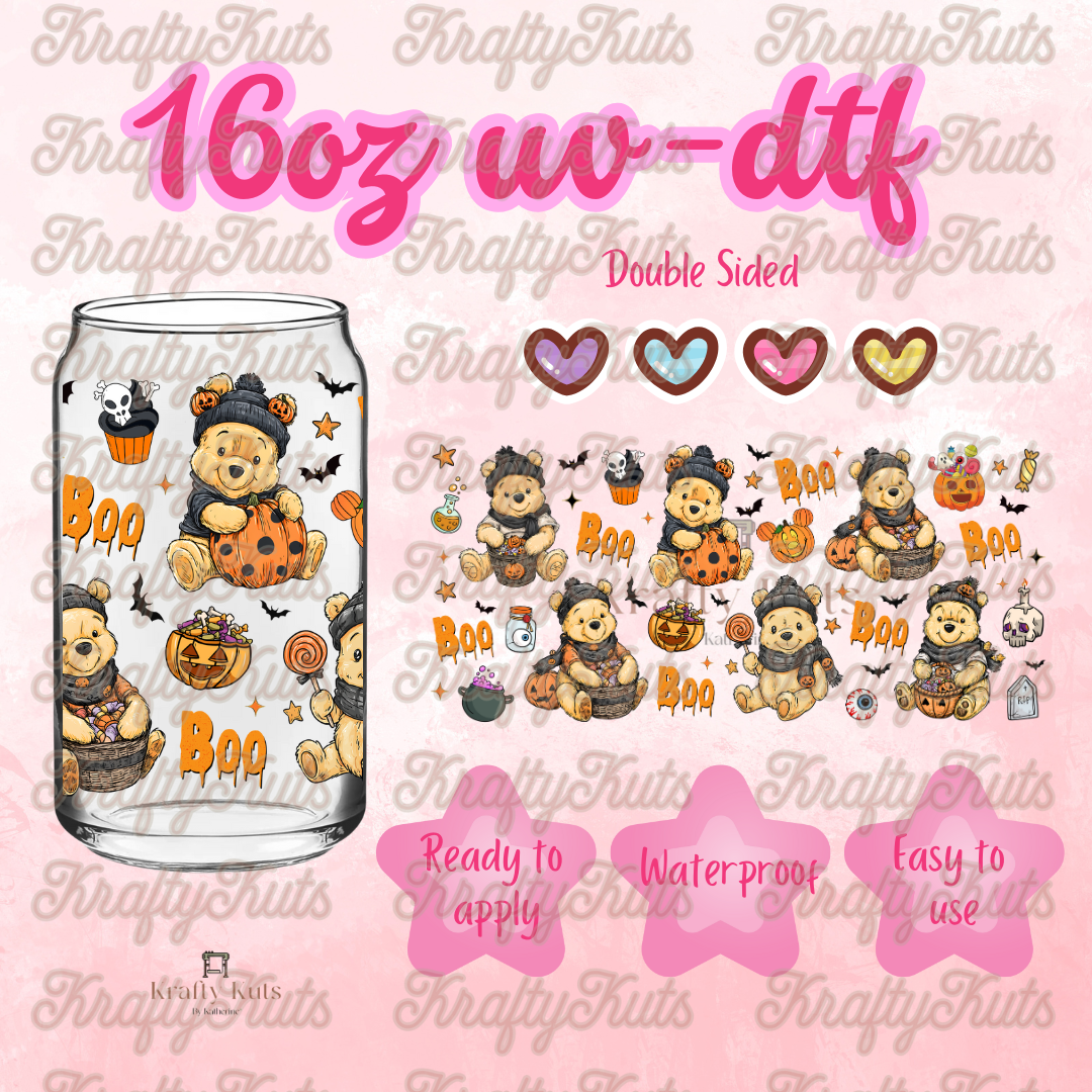 #500 UV-DTF 16oz Glass Wrap - Double sided