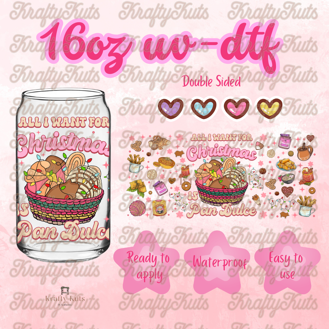 #501 UV-DTF 16oz Glass Wrap - Double sided