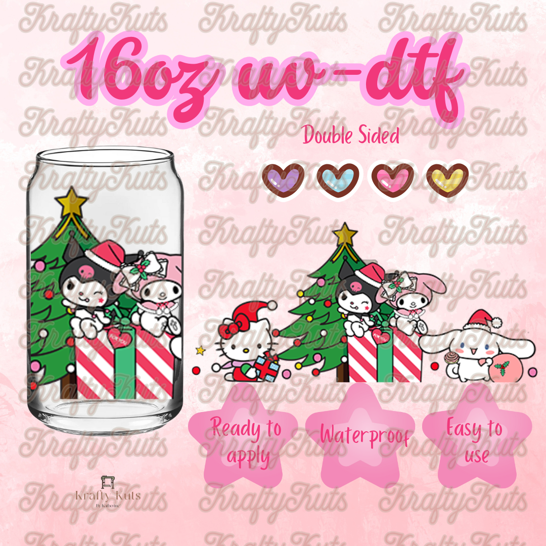 #518 UV-DTF 16oz Glass Wrap - Double sided