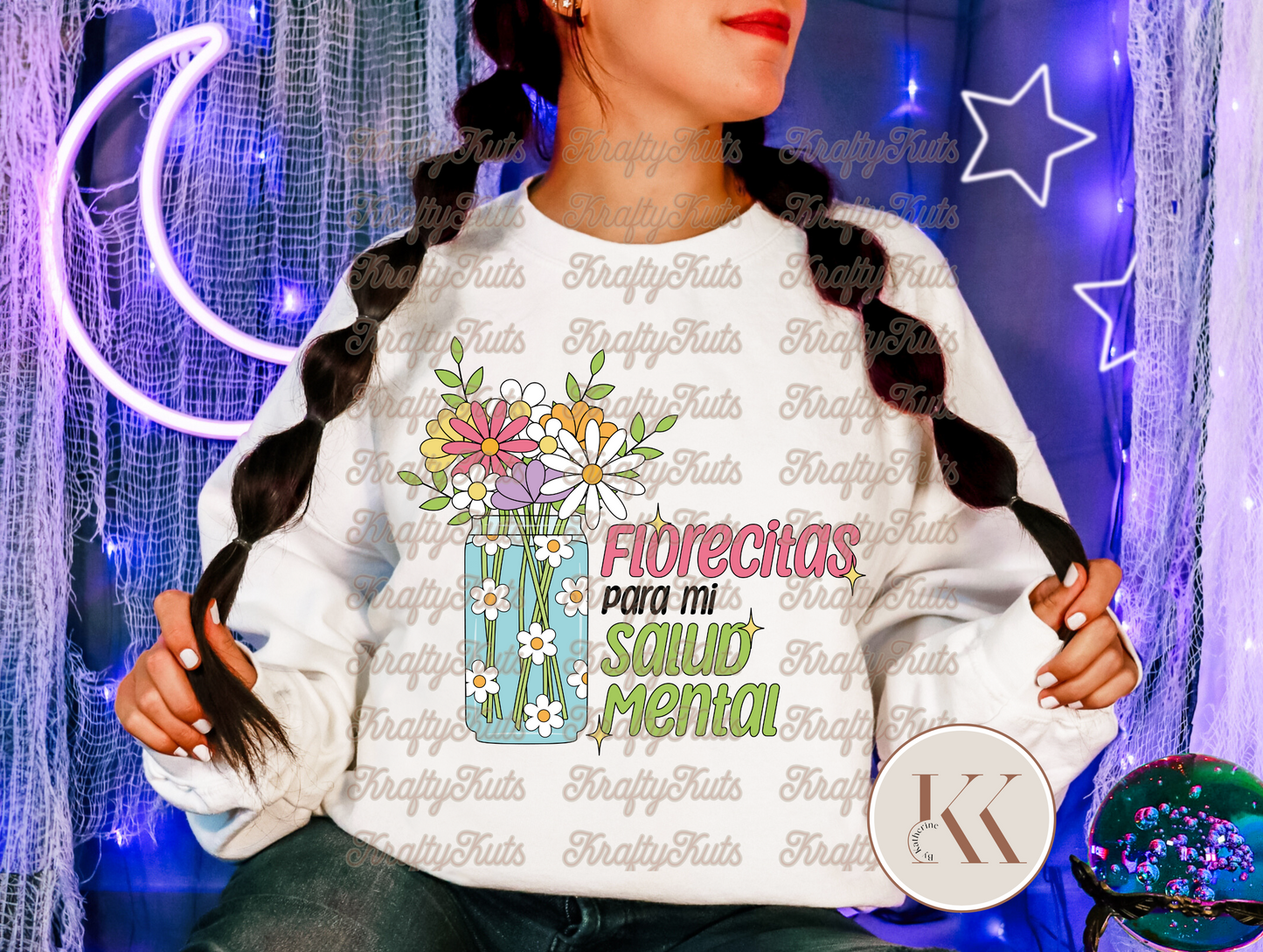 Florecitas para mi salud mental DIRECT TRANSFER FILM DTF
