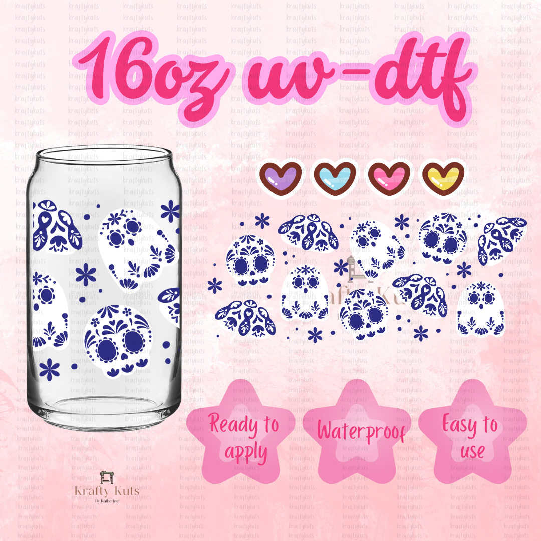 #037 UV-DTF 16oz Glass Wrap