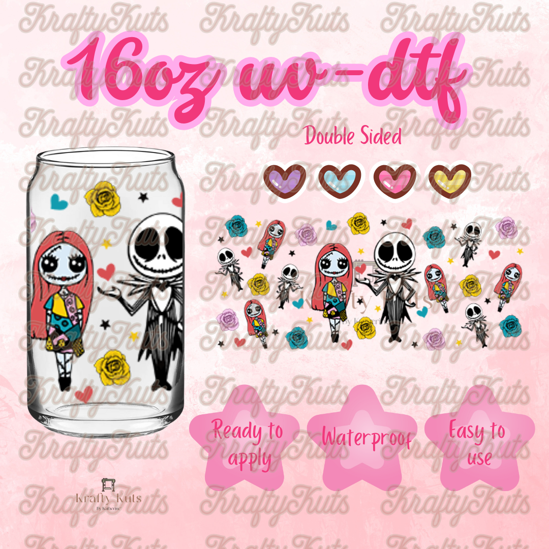#528 UV-DTF 16oz Glass Wrap - Double sided