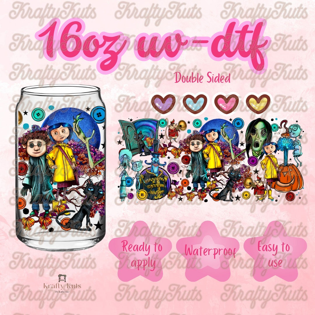 #170 UV-DTF 16oz Glass Wrap - Double Sided