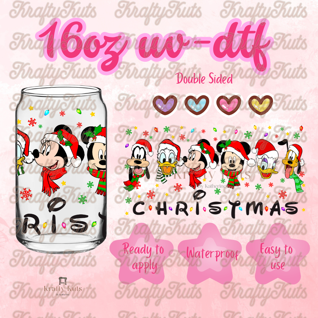 #547 UV-DTF 16oz Glass Wrap - Double sided