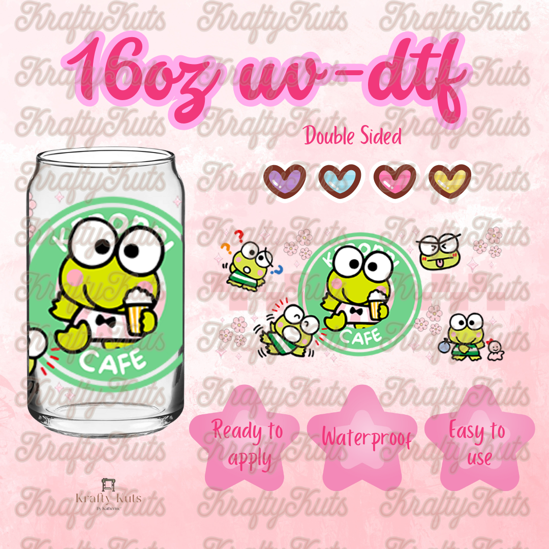 #551 UV-DTF 16oz Glass Wrap - Double sided