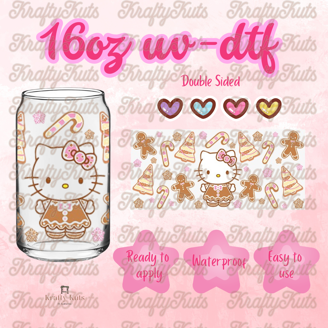 #563 UV-DTF 16oz Glass Wrap - Double sided