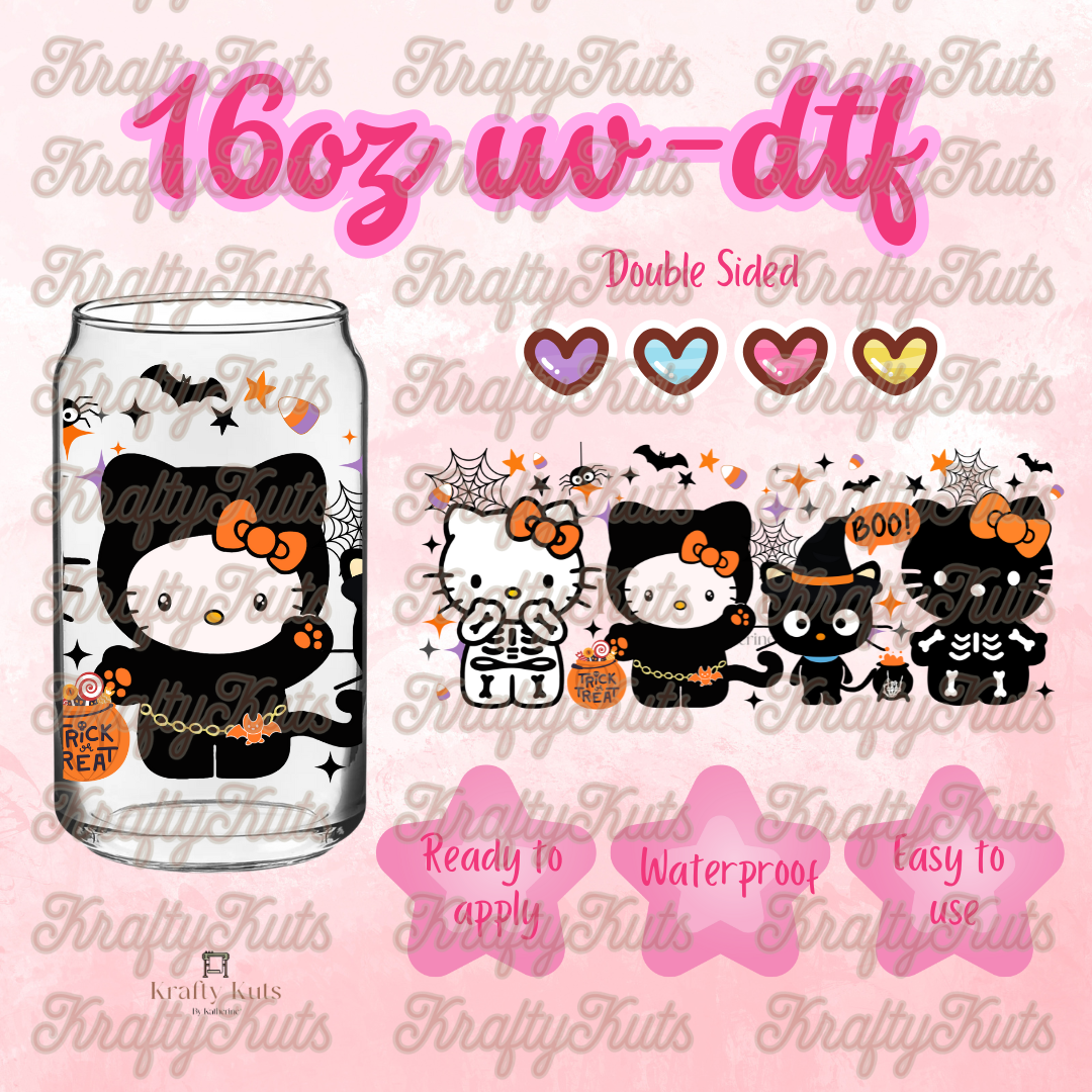#443 UV-DTF 16oz Glass Can Wrap - Double Sided