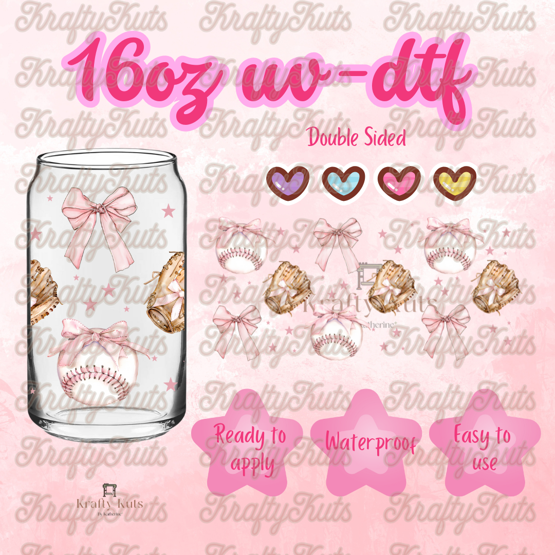 #587 UV-DTF 16oz Glass Wrap - Double sided