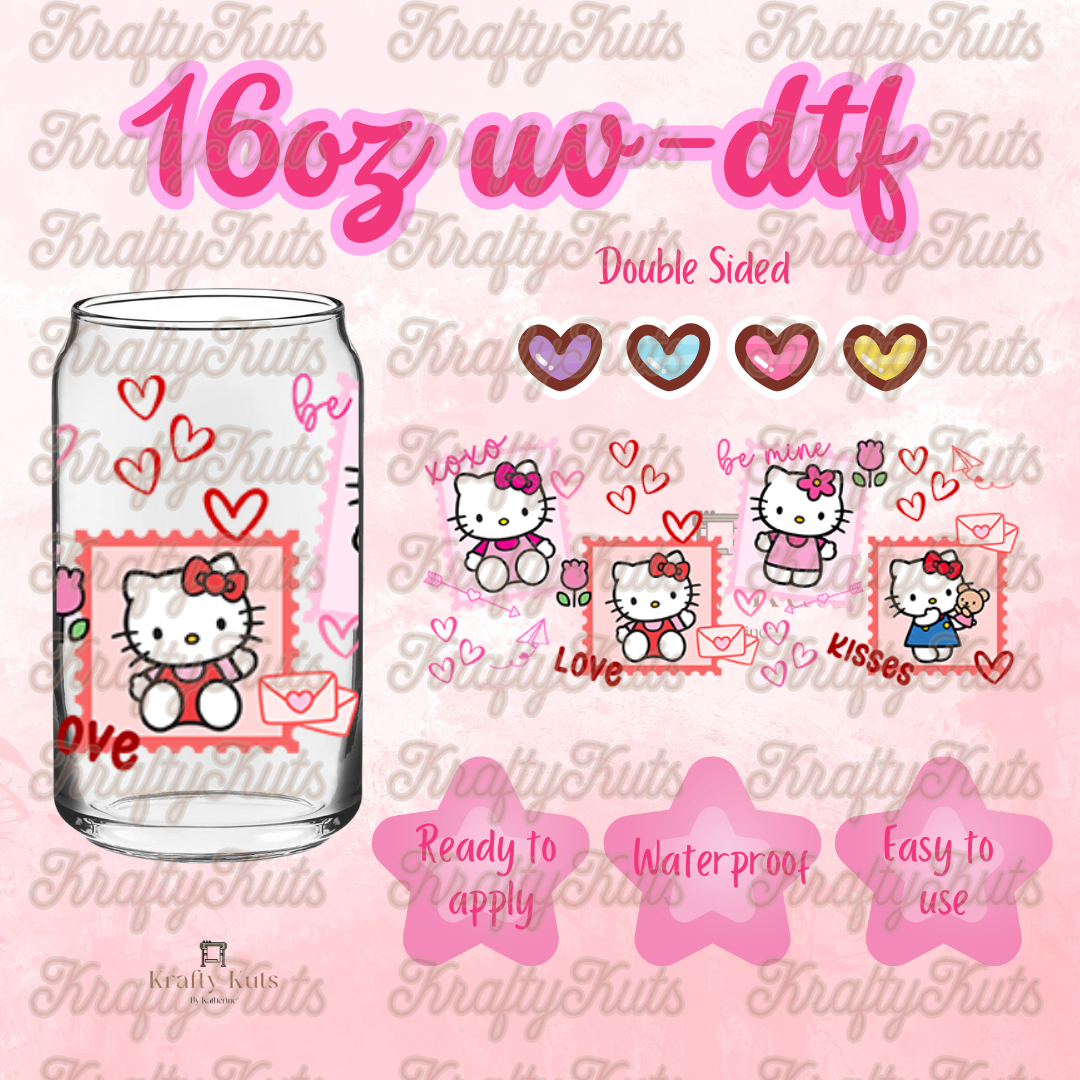 #593 UV-DTF 16oz Glass Wrap - Double sided