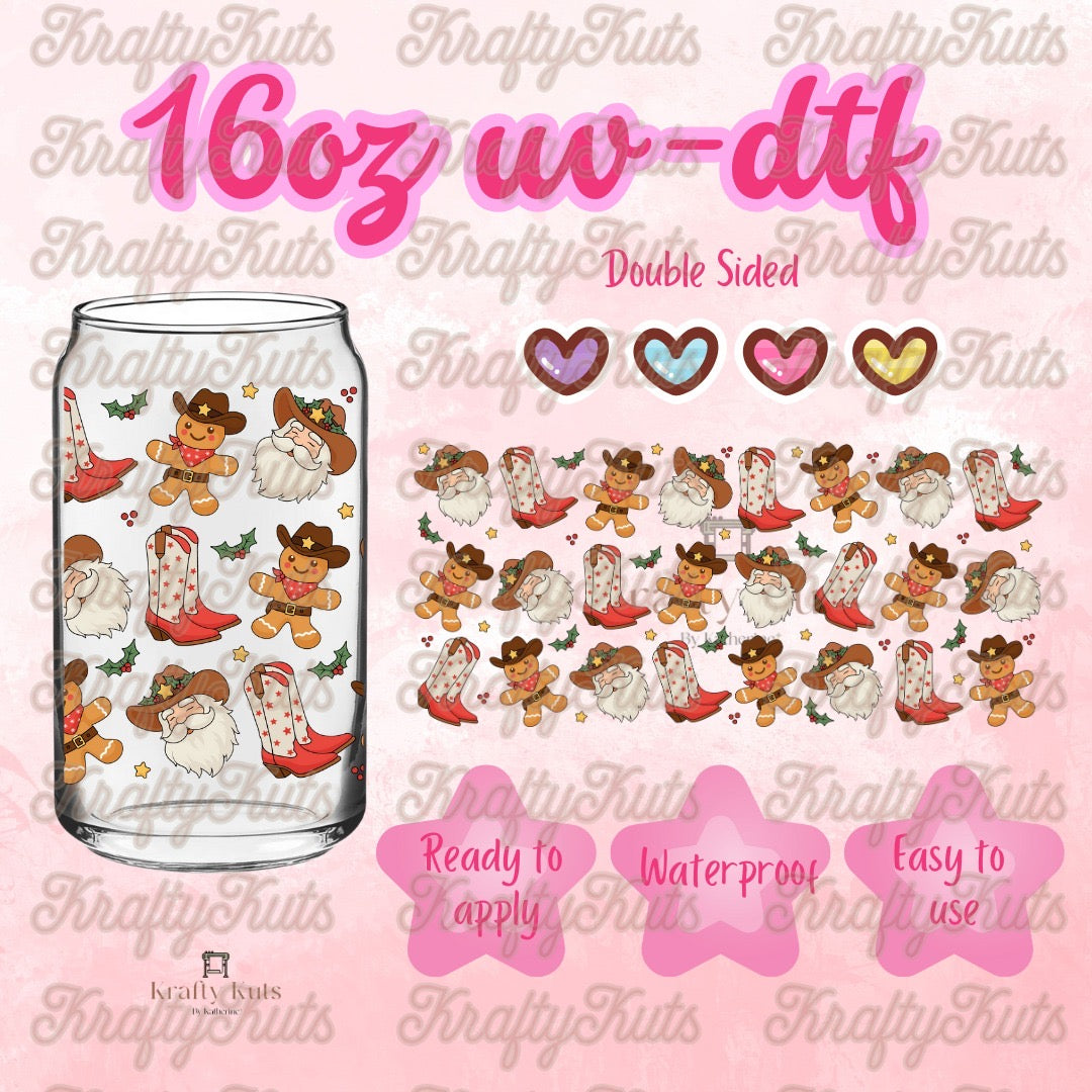 #475 UV-DTF 16oz Glass Wrap - Double Sided