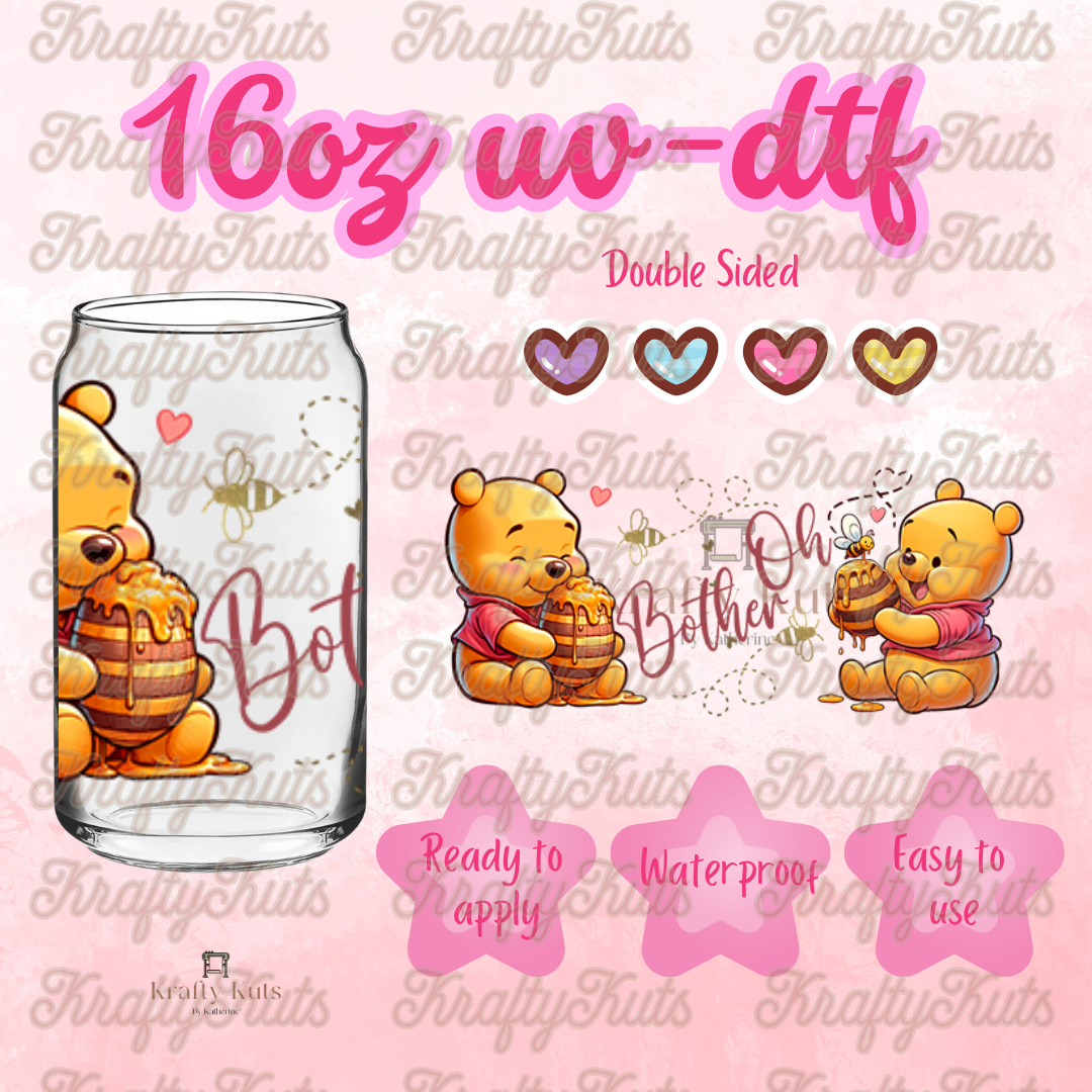 #594 UV-DTF 16oz Glass Wrap - Double sided
